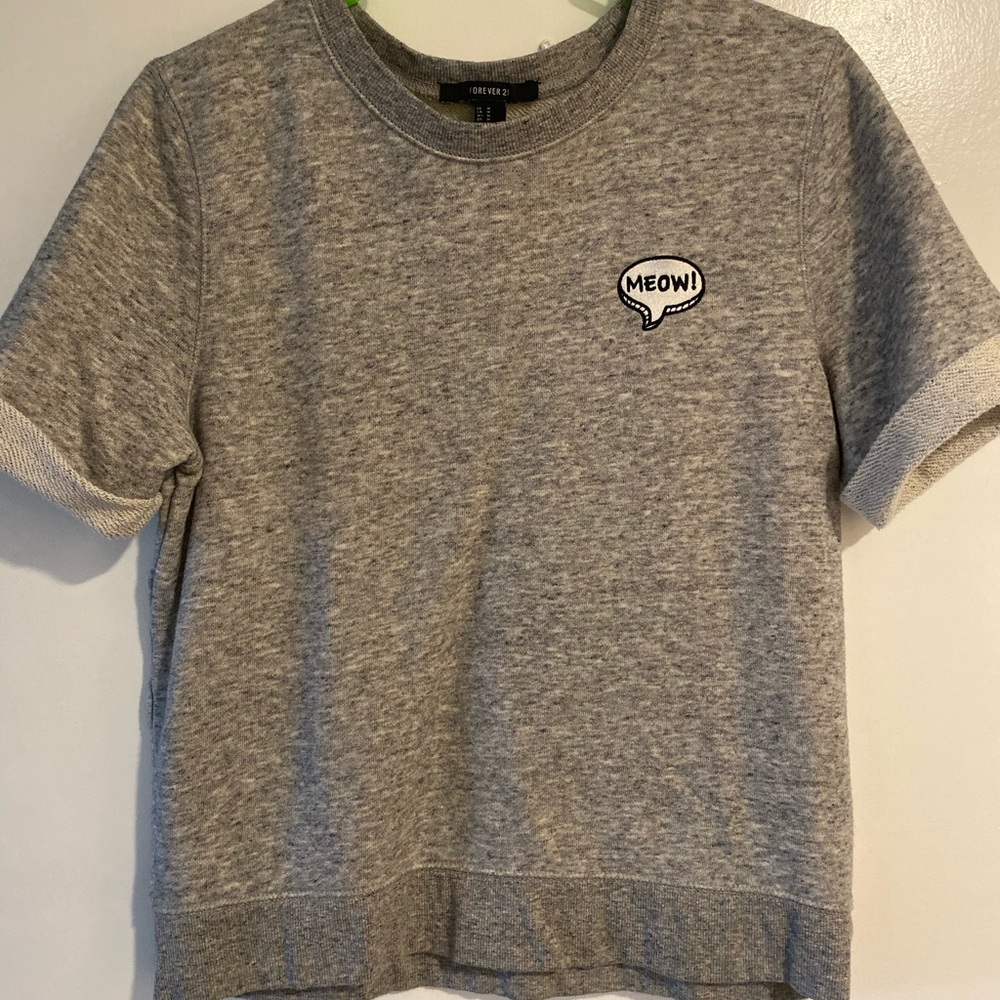 Shortsleeve sweatshirt